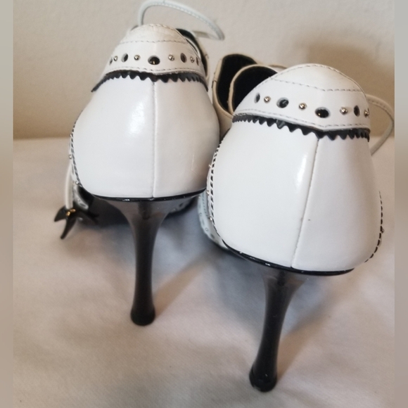 NEW DIOR 39 D'TRICK SPECTATOR BLACK AND WHITE LEATHER STILETTO HEEL - Picture 4 of 9